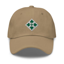 Load image into Gallery viewer, Dad hat - Army - 4th Infantry Division wo Txt
