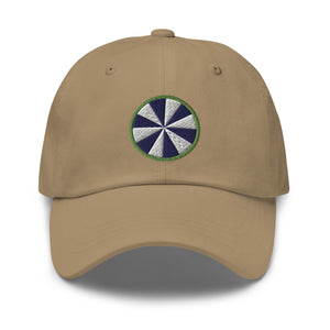 Dad hat - Army - 11th Infantry Division - Phantom - WWII wo Txt