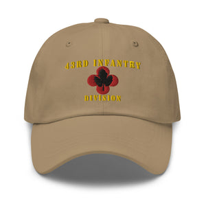 Dad hat - Army - 43rd Infantry Division X 300 - Hat