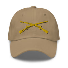 Load image into Gallery viewer, Dad hat - Army - Infantry Branch - Crossed Rifles
