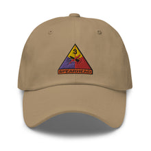 Load image into Gallery viewer, Dad hat - Army - 3rd Armored - Spearhead wo Txt
