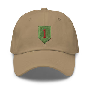 Dad hat - Army - 1st Infantry Division wo Txt