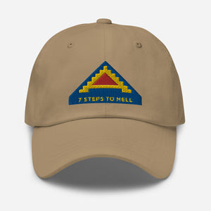 Dad hat - 7th United States Army  w 7 Steps to Hell