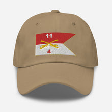 Load image into Gallery viewer, Dad hat - 4th Squadron, 11th Armored Cavalry Regiment - Guidon
