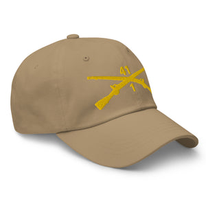 Dad hat - Army - 1st Bn, 41st Infantry wo Txt