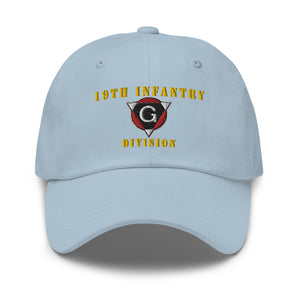 Dad hat - Army - 19th Infantry Division X 300 - Hat