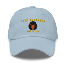 Load image into Gallery viewer, Dad hat - Army - 34th Infantry Division X 300 - Hat
