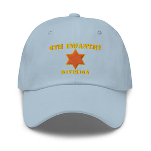 Dad hat - Army - 6th Infantry Division - Hat