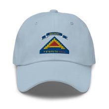 Load image into Gallery viewer, Dad hat - Army - 7th United States Army  w 7 Steps Hell w Scroll
