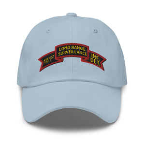 Dad hat - SOF - 151st Inf - LRSU Scroll - Surveillance X 300