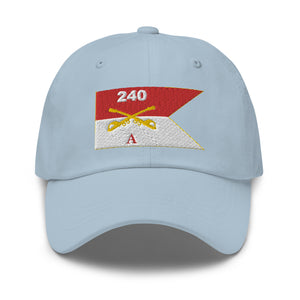 Dad hat - Army - Alpha Troop, 240th Cavalry Regiment - Guidon