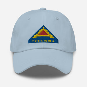 Dad hat - 7th United States Army  w 7 Steps to Hell