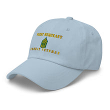 Load image into Gallery viewer, Dad hat - Army - First Sergeant - Combat Veteran - Line
