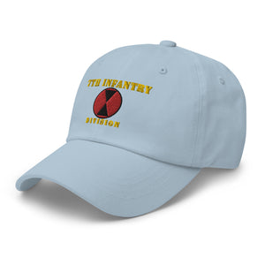 Dad hat - Army - 7th Infantry Division - Hat