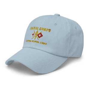 Dad hat - Army - Signal Corps - Branch - US Army X 300DPI