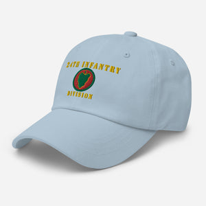 Dad hat - 24th Infantry Division X 300