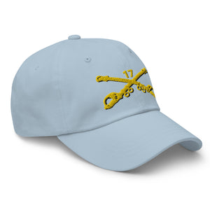 Dad hat - Army - 17th Cavalry Branch wo Txt