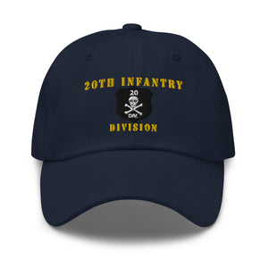 Dad hat - Army - 20th Infantry Division X 300 - Hat