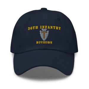 Dad hat - Army - 36th Infantry Division X 300 - Hat