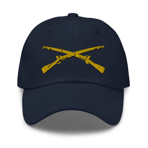 Dad hat - Army - Infantry Branch - Crossed Rifles