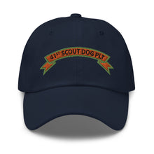 Load image into Gallery viewer, Dad hat - Army - 41st  Scout Dog Platoon wo Txt
