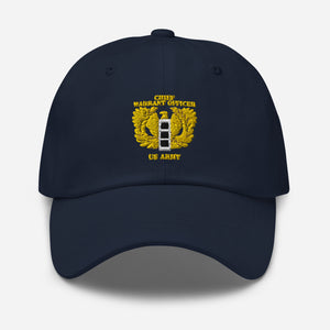 Dad hat - Emblem - Warrant Officer - CW3 X 300