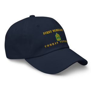 Dad hat - Army - First Sergeant - Combat Veteran - Line