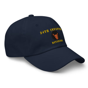 Dad hat - Army - 34th Infantry Division X 300 - Hat