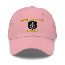 Load image into Gallery viewer, Dad hat - Army - 20th Infantry Division X 300 - Hat
