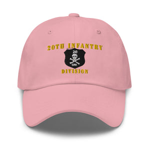 Dad hat - Army - 20th Infantry Division X 300 - Hat