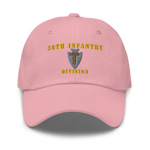 Dad hat - Army - 36th Infantry Division X 300 - Hat