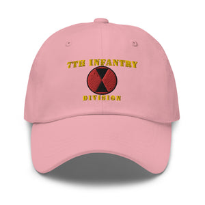 Dad hat - Army - 7th Infantry Division - Hat