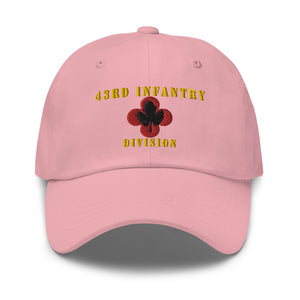 Dad hat - Army - 43rd Infantry Division X 300 - Hat