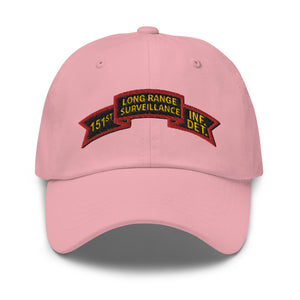 Dad hat - SOF - 151st Inf - LRSU Scroll - Surveillance X 300