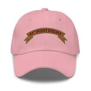 Dad hat - Army - 41st  Scout Dog Platoon wo Txt