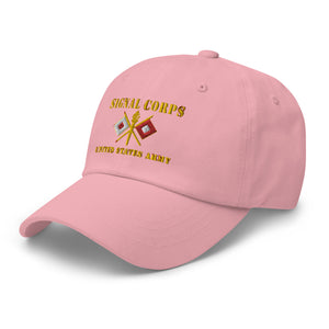 Dad hat - Army - Signal Corps - Branch - US Army X 300DPI