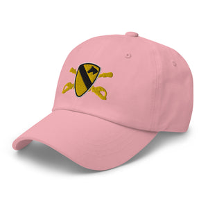 Dad hat - Army - 1st Cavalry Division - SSI  w Br X 300