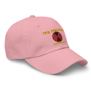 Dad hat - Army - 7th Infantry Division - Hat