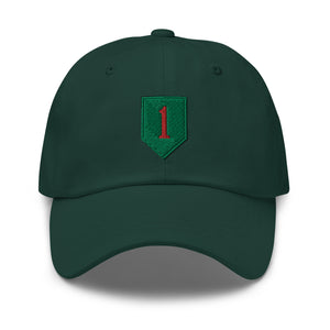 Dad hat - Army - 1st Infantry Division wo Txt