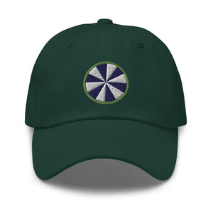 Dad hat - Army - 11th Infantry Division - Phantom - WWII wo Txt