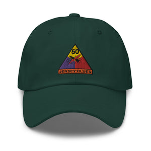 Dad hat - Army - 50th Armored Division - Jersey Blues wo Txt