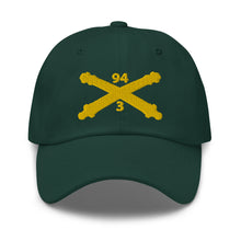 Load image into Gallery viewer, Dad hat - Army - 3rd Bn, 94th Field Artillery Regiment - Arty Br wo Txt
