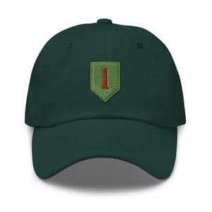 Dad hat - Army - 1st Infantry Division wo Txt