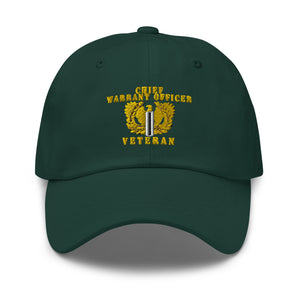 Dad hat - Army - Chief Warrant Officer 5 - CW5 - Veteran
