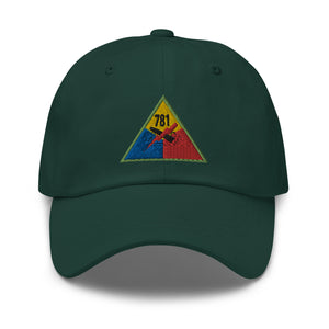 Dad hat - Army - 781st Tank Battalion SSI