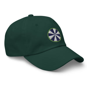 Dad hat - Army - 11th Infantry Division - Phantom - WWII wo Txt