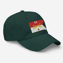 Load image into Gallery viewer, Dad hat - 4th Squadron, 11th Armored Cavalry Regiment - Guidon
