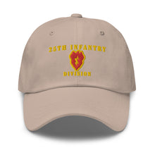 Load image into Gallery viewer, Dad hat - Army - 25th Infantry Division X 300 - Hat
