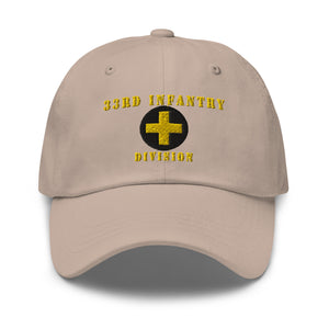 Dad hat - Army - 33rd Infantry Division X 300 - Hat