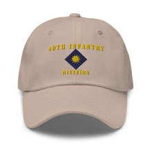 Load image into Gallery viewer, Dad hat - Army - 40th Infantry Division X 300 - Hat
